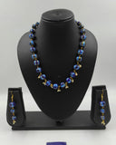 BLUE TERRACOTTA BEADS SET