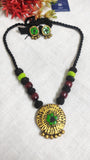 HANDMADE TERRACOTTA PENDENT SET