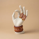 TRIBAL HANDMADE FABRIC HANDCUFF