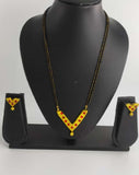 V Shape Handmade Terracotta Mangalsutra