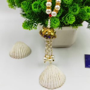 TERRACOTTA HANDMADE GOLDEN BHABHI RAKHI
