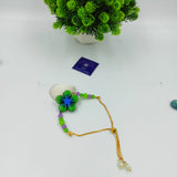 GREEN FLOWER TERRACOTTA BRACELET