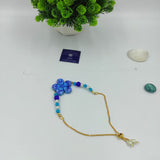 BLUE FLOWER BRACELET