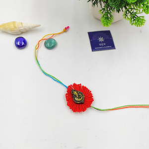 HANDMADE TERRACOTTA THREAD RAKHI