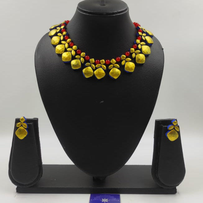 GOLDEN HANDMADE TERRACOTTA SET