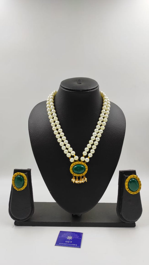 GREEN PENDENT TERRACOTTA SET