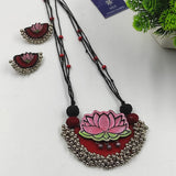 HALF MOON HANDMADE TERRACOTTA FABRIC SET