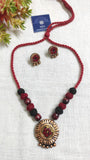 HANDMADE TERRACOTTA PENDENT SET