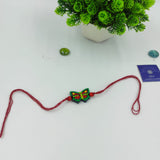 KIDS SPECIAL GREEN BUTTERFLY RAKHI