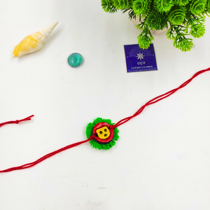 HANDMADE TERRACOTTA KIDS RAKHI