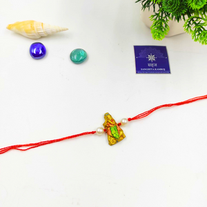 HANDMADE TERRACOTTA KRISHNA RAKHI
