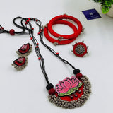 LOTUS HANDMADE TERRACOTTA FABRIC FULL SET