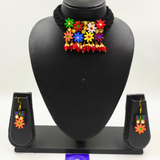 MULTICOLOUR FLOWER KANTHI SET