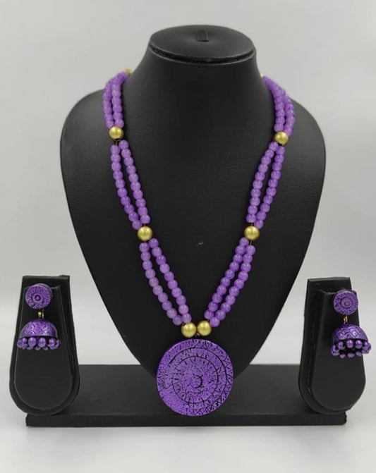 Purple Chakr with Glass Beads!