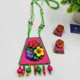 KAUDI TERRACOTTA FABRIC SET