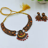HANDMADE TERRACOTTA SHORT TEMPLE JEWELLERY