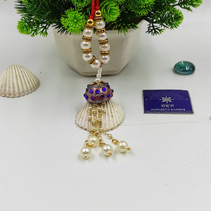 HANDMADE TERRACOTTA SILVER BHABHI RAKHI