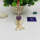 HANDMADE TERRACOTTA SILVER BHABHI RAKHI
