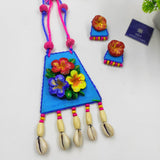 KAUDI TERRACOTTA FABRIC SET