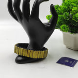 GOLDEN HANDMADE TERRACOTTA BANGLE (one)
