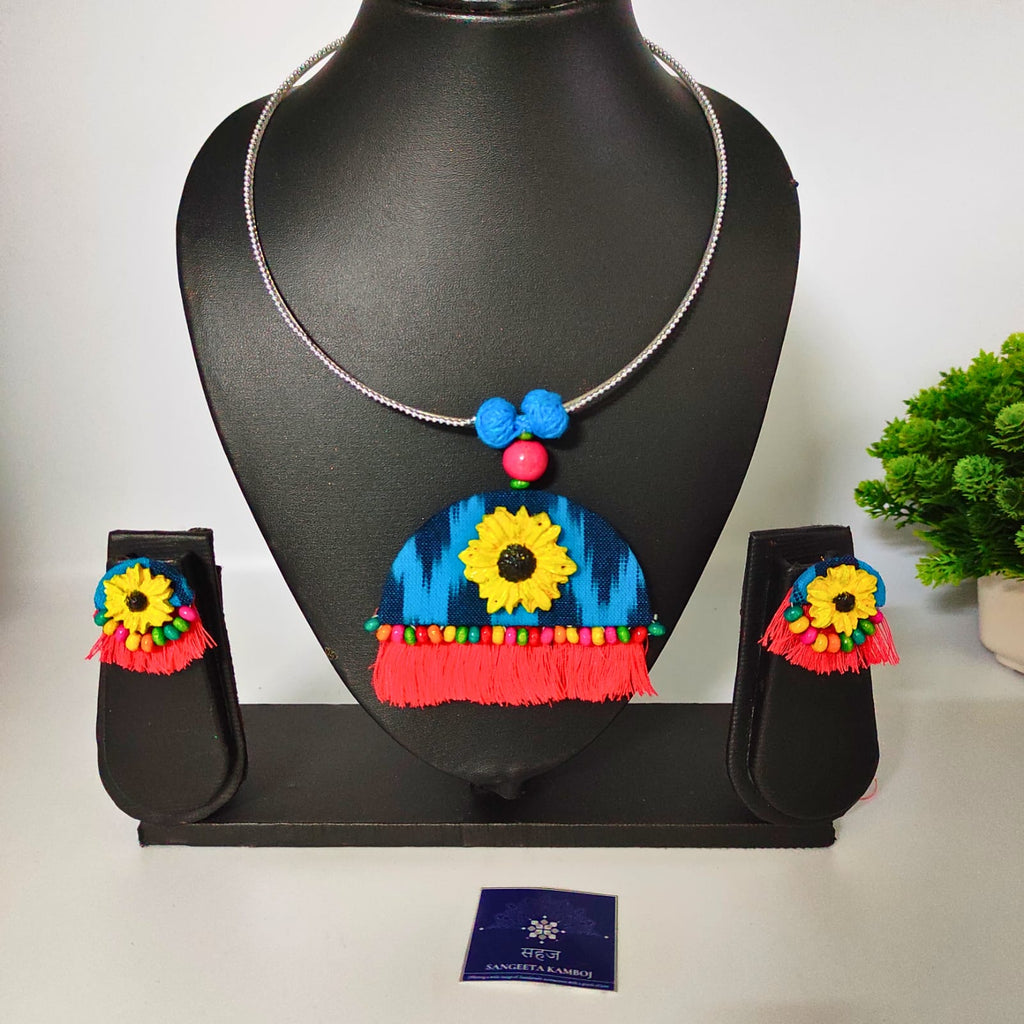 HANDMADE TERRACOTTA FABRIC HASULI SET