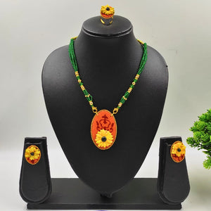 HANDMADE TERRACOTTA FABRIC JEWELLERY