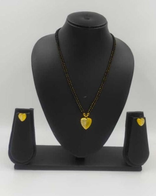 TERRACOTTA HEART MANGALSUTRA