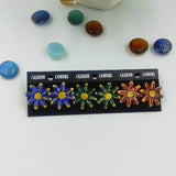 TERRACOTTA FLOWER SHAPE STUDS